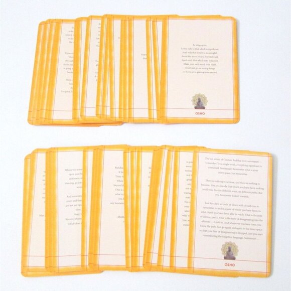 Osho Discover The Buddha Meditation Cards & Booklet 2009 - Picture 4 of 7